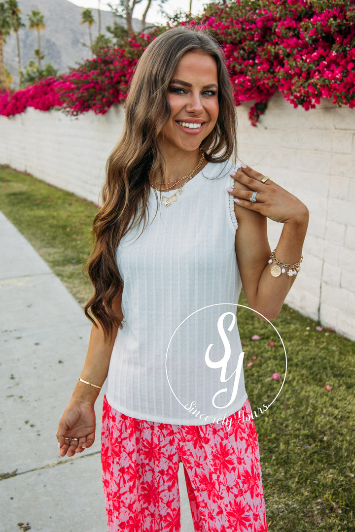 Sorbet Tastin Top - Off White
