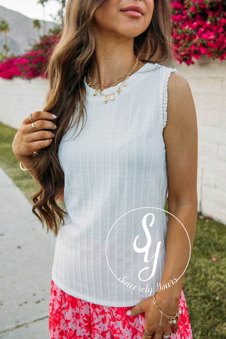 Sorbet Tastin Top - Off White