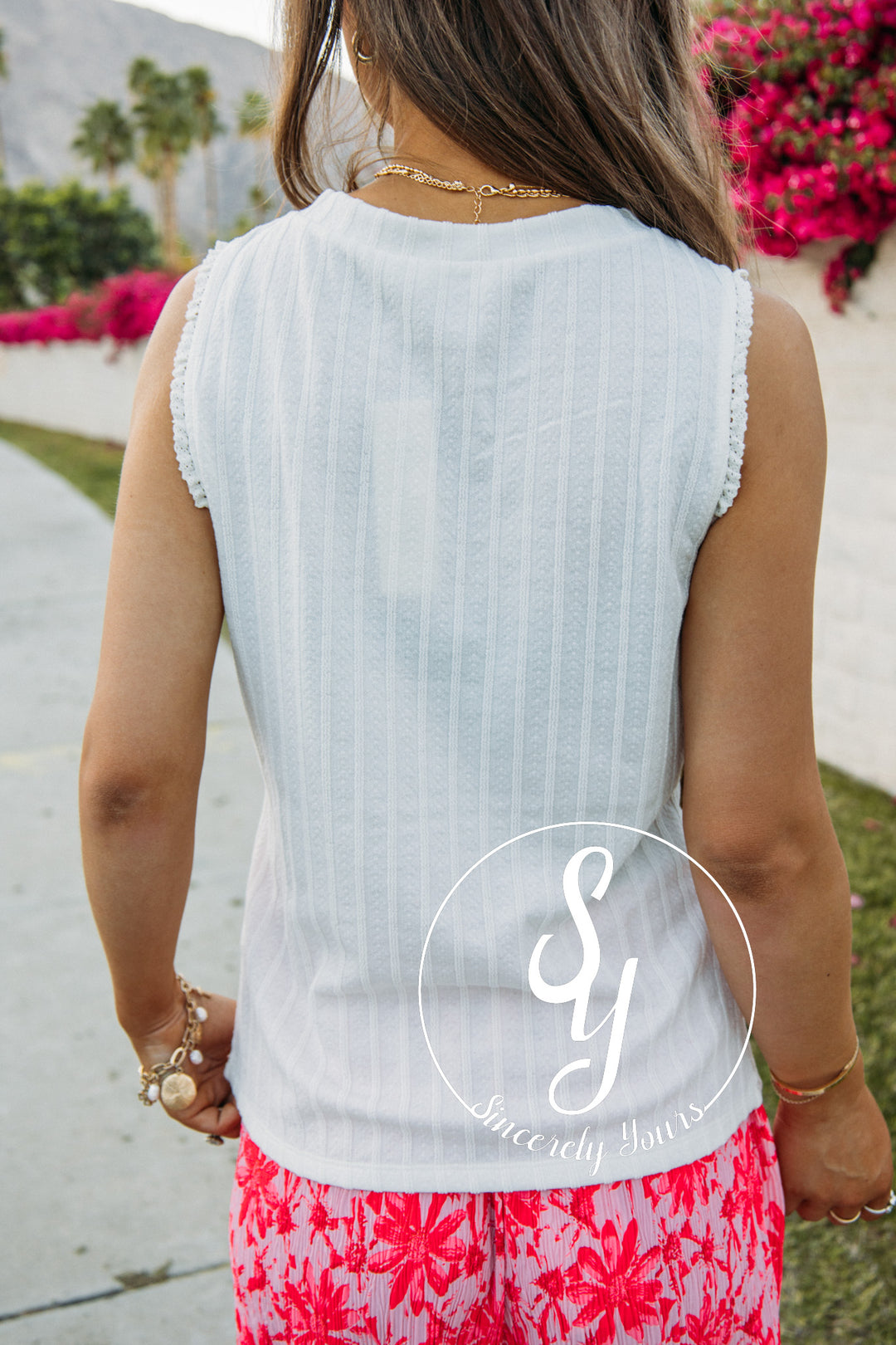Sorbet Tastin Top - Off White