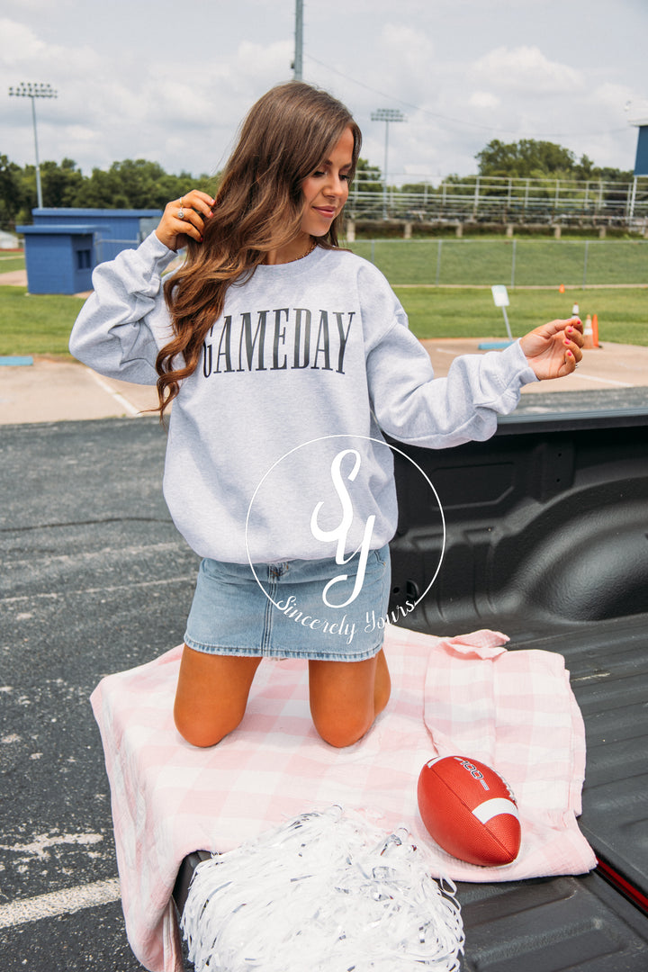 Gameday Crewneck-Black