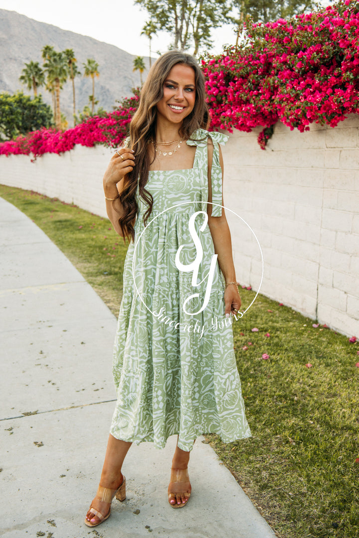 Moana Dress- Light Olive