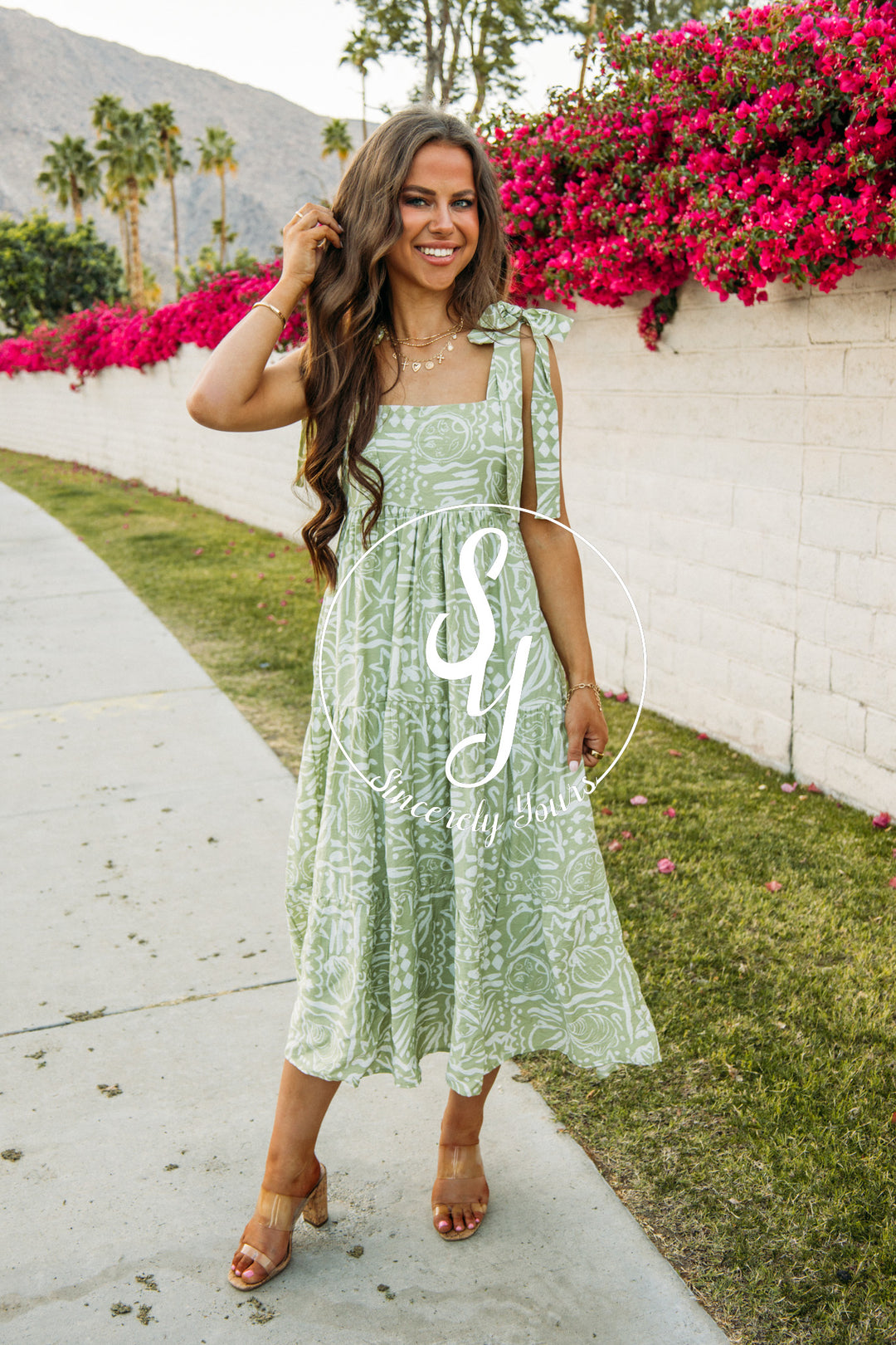 Moana Dress- Light Olive