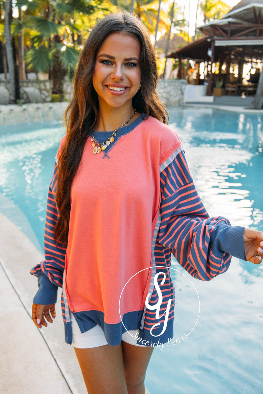 Love Life Top - Coral