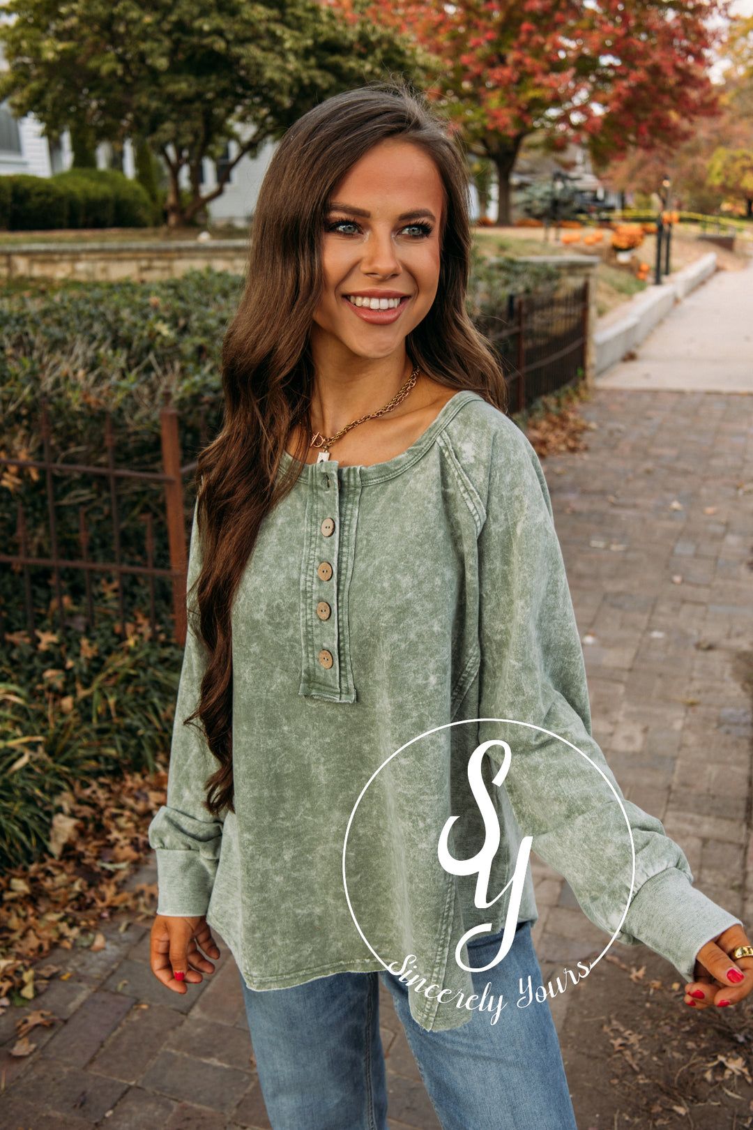 Unwind Top - Olive