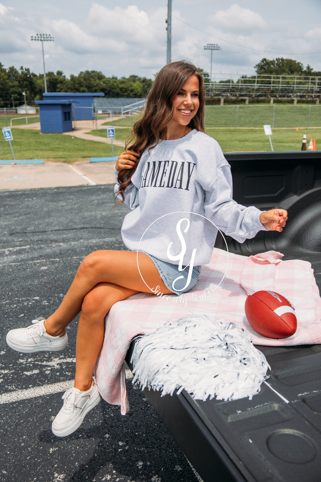 Gameday Crewneck-Black