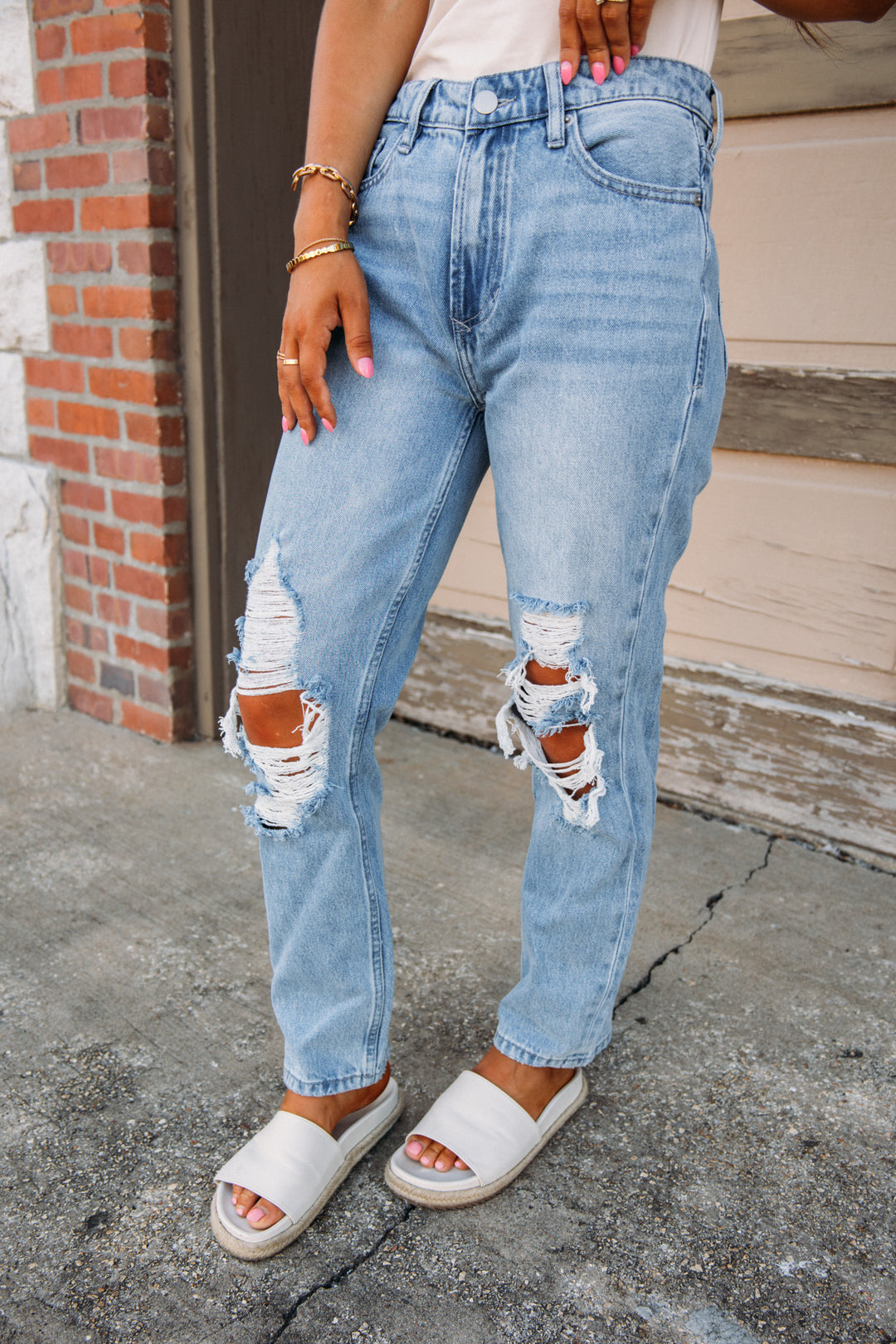 Dear John: Jodi High Rise Cropped Denim -Deep Water