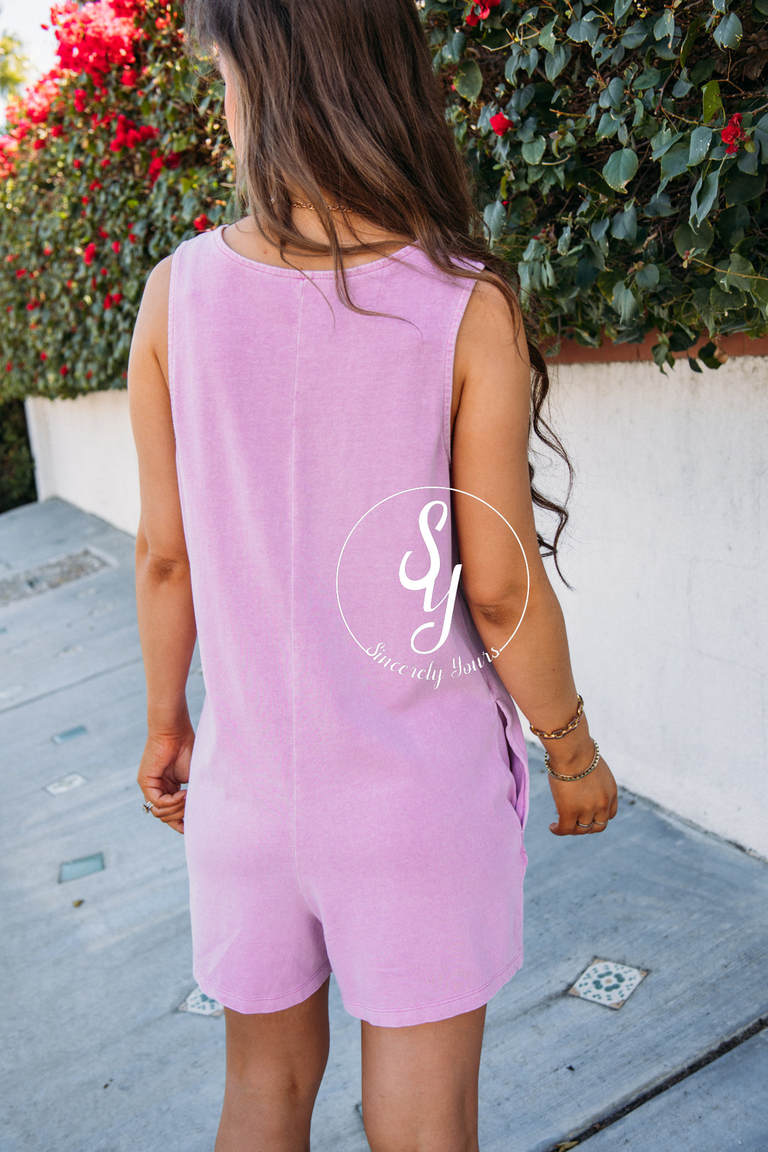 Go Getter Romper -Pink