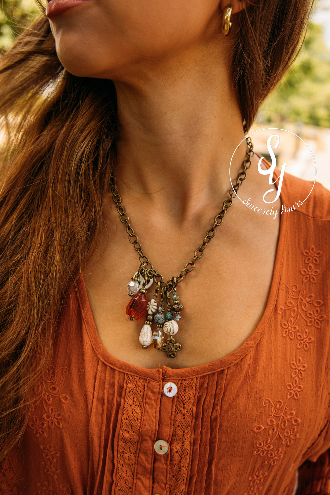 Scarlett Peace Necklace