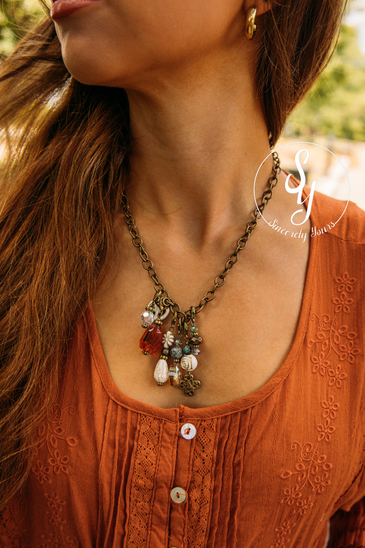 Scarlett Peace Necklace