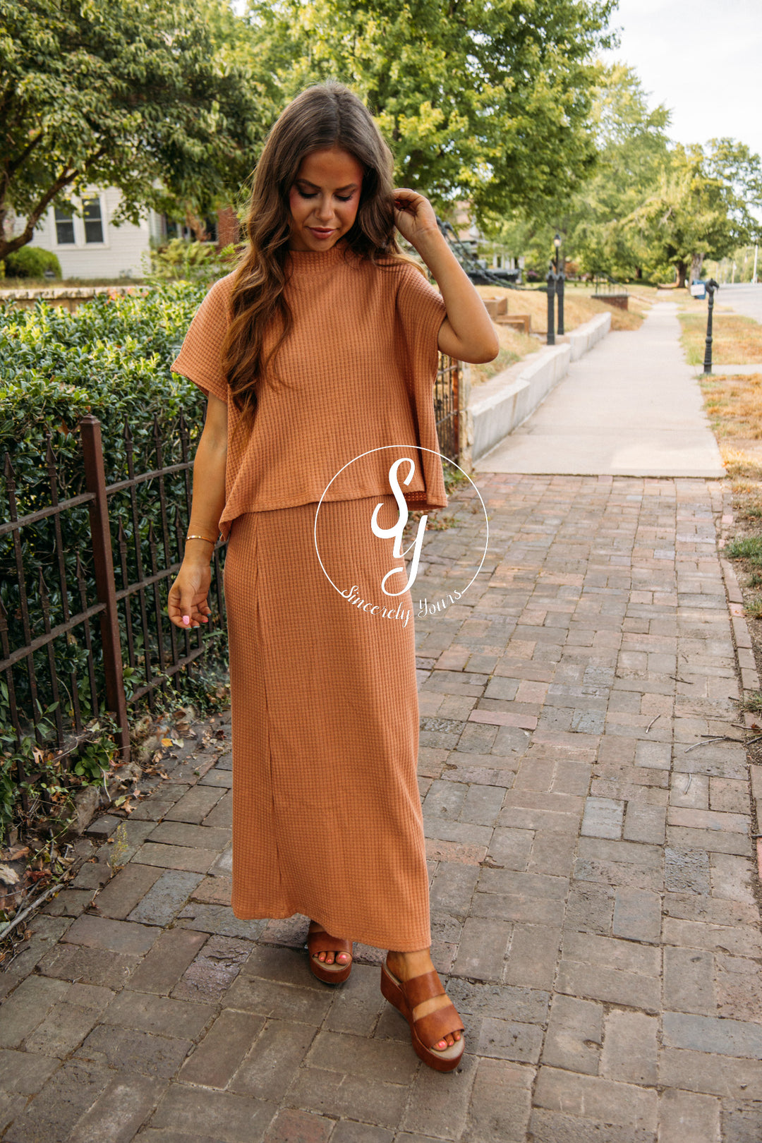 Falling Skirt -Pumpkin