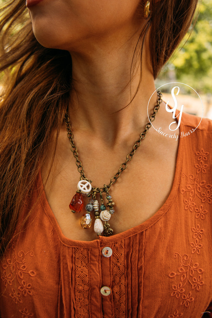 Scarlett Peace Necklace