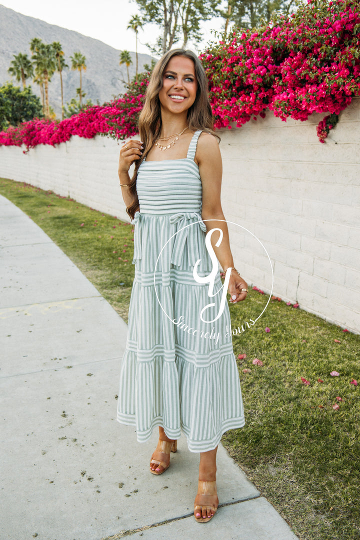 Nora Dress- Light Olive