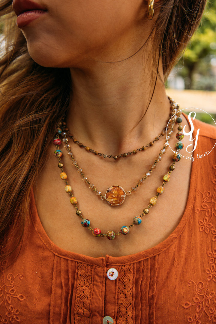 Stone Layer Necklace