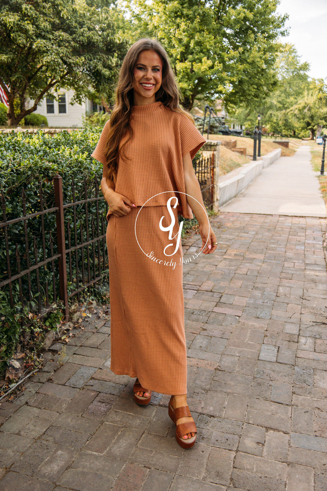 Falling Skirt -Pumpkin