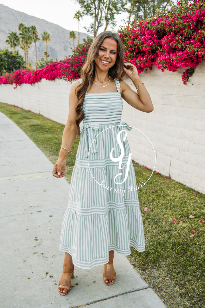 Nora Dress- Light Olive