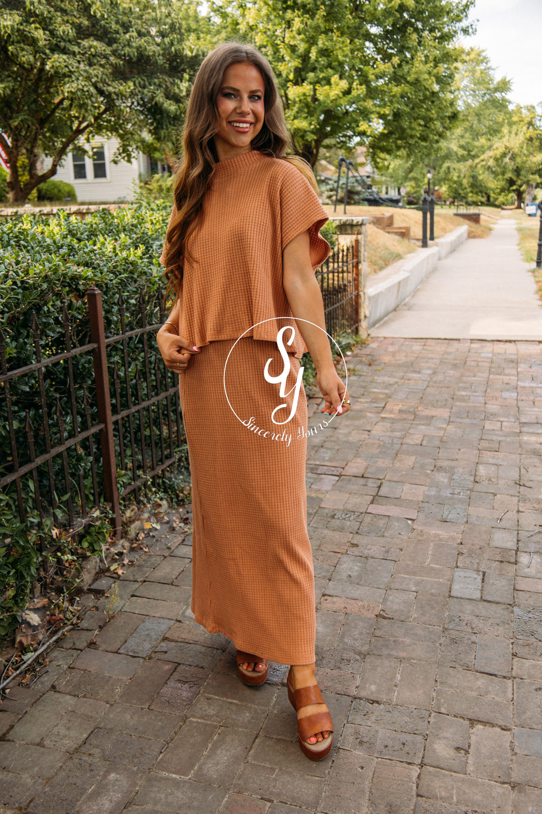 Falling Skirt -Pumpkin
