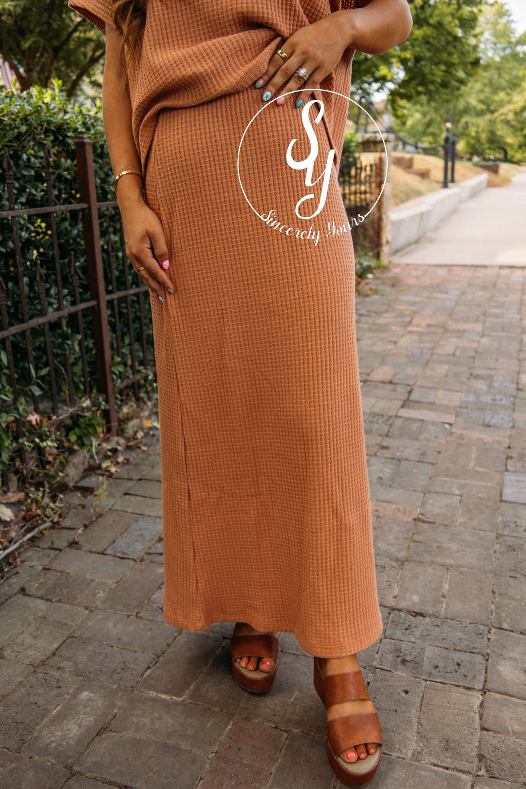 Falling Skirt -Pumpkin