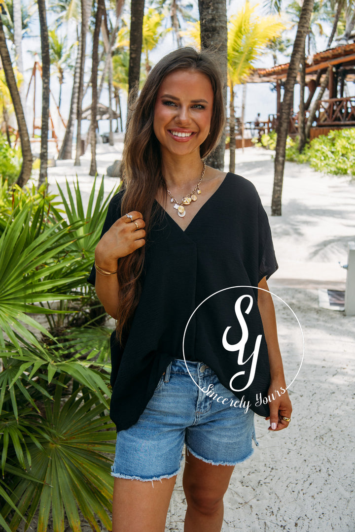 Charming Life Top - Black