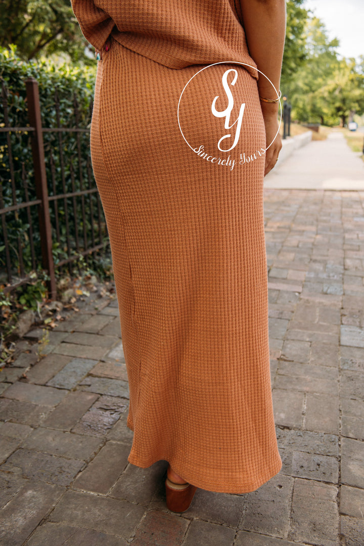 Falling Skirt -Pumpkin