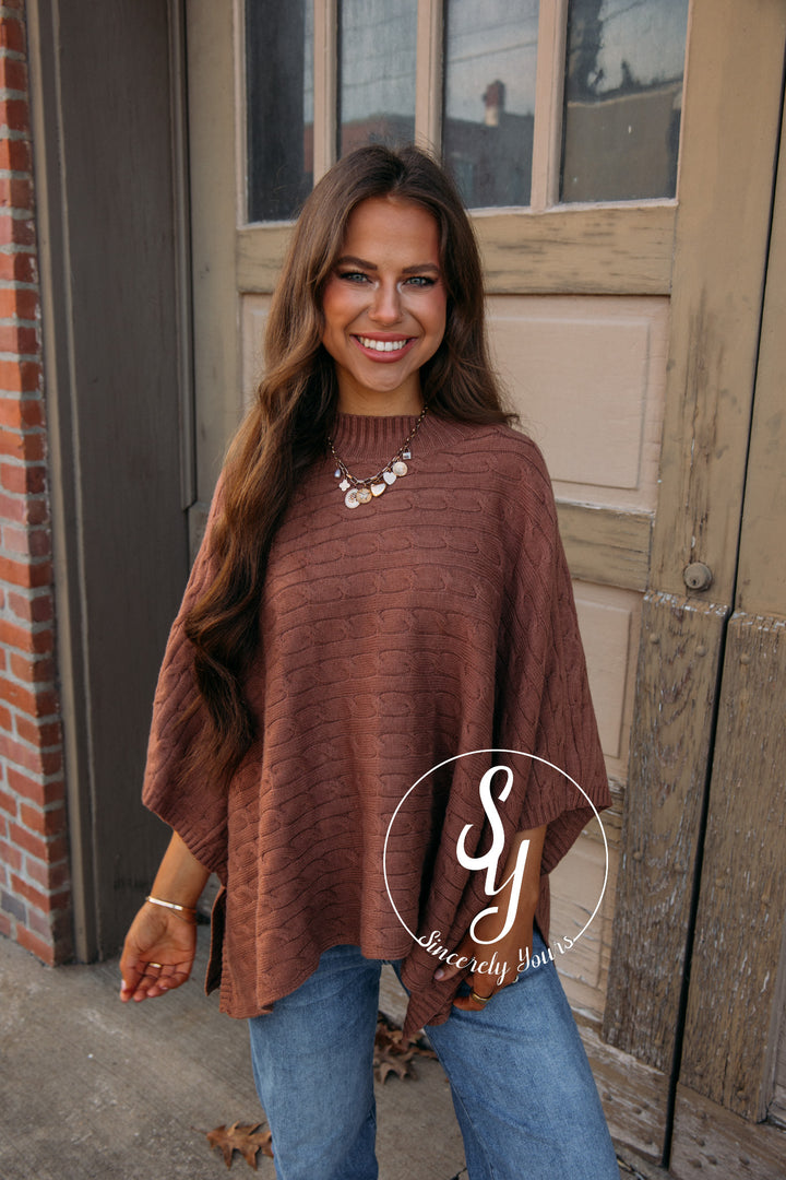 Keeping It Real Sweater - Brown