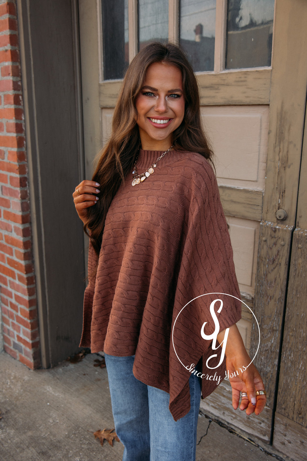 Keeping It Real Sweater - Brown