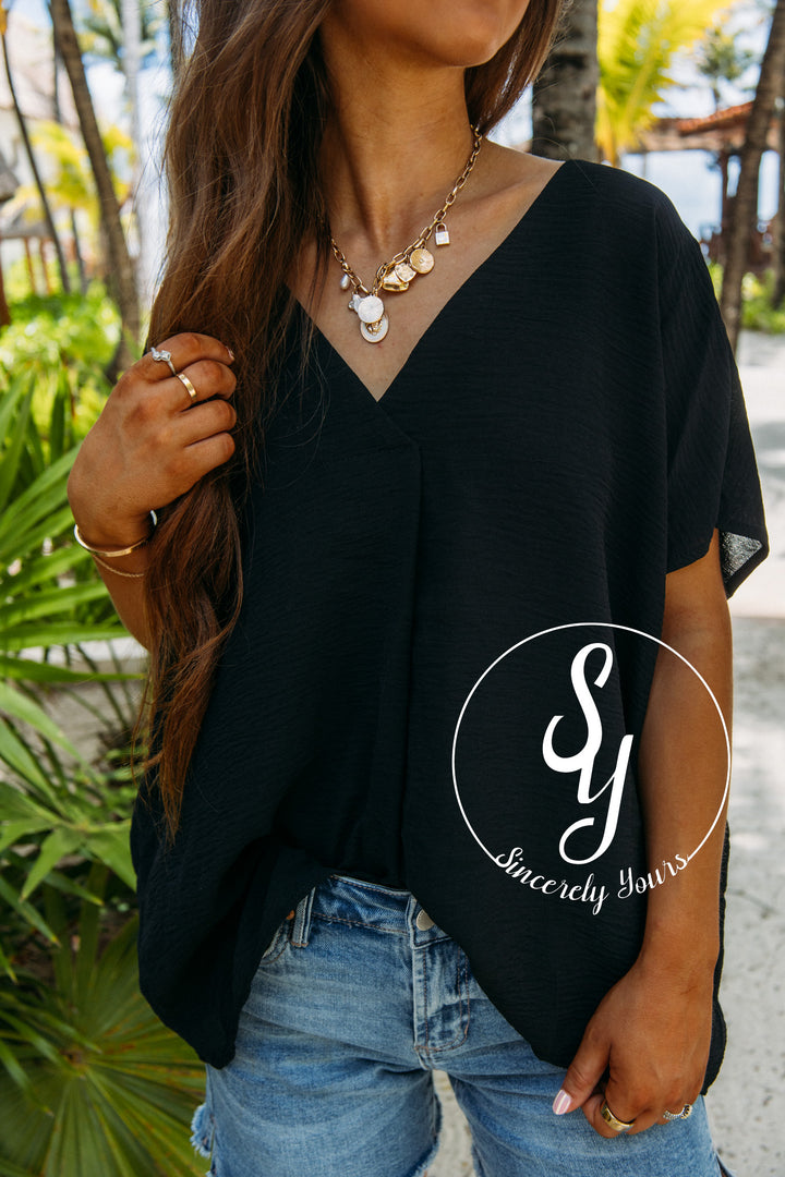 Charming Life Top - Black