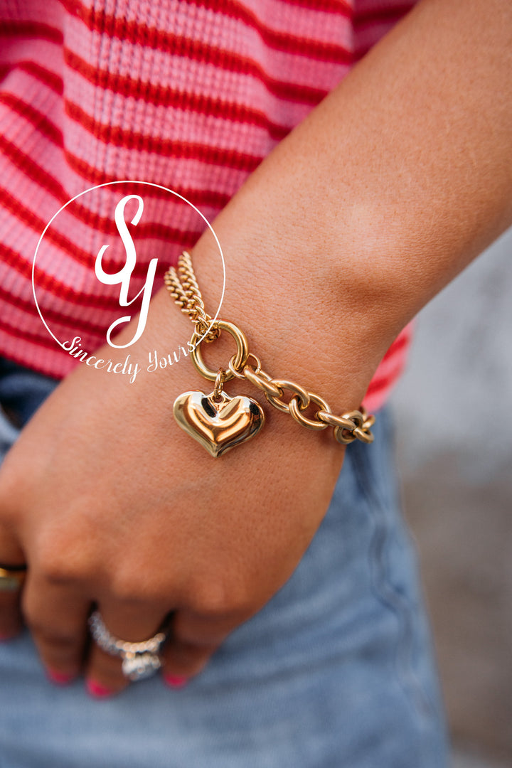 Allure Heart Chain Bracelet