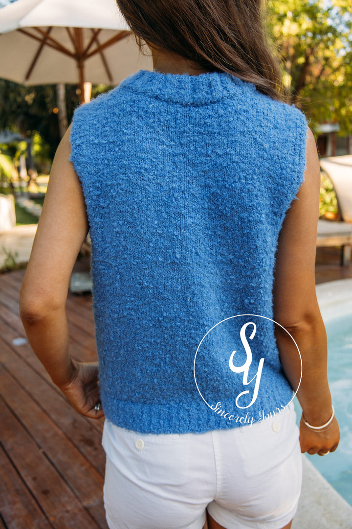 Super Sweet Sweater - Ocean Blue