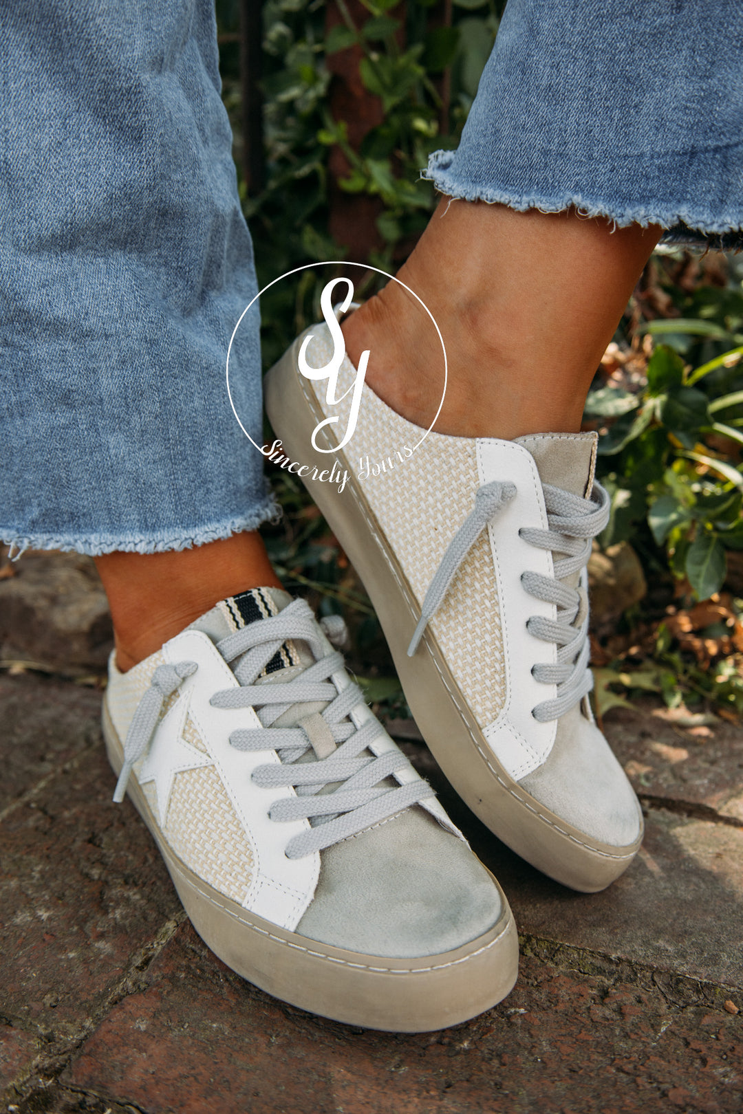 Star Of The Show Sneaker- Bone