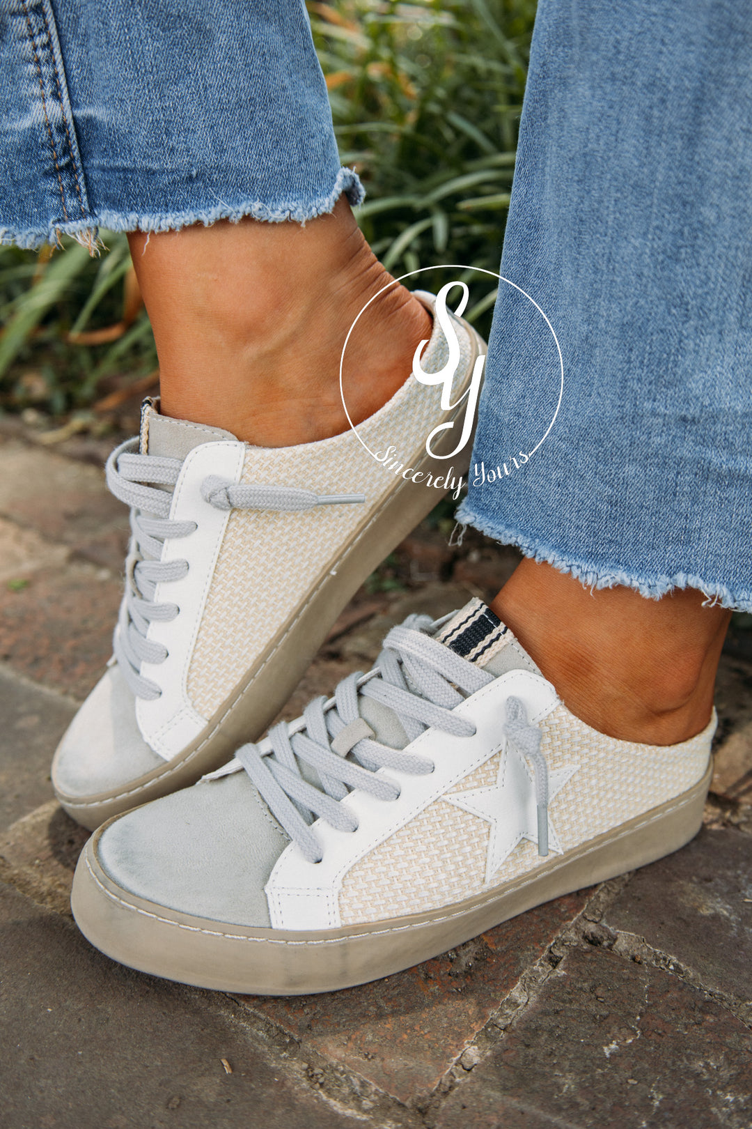 Star Of The Show Sneaker- Bone