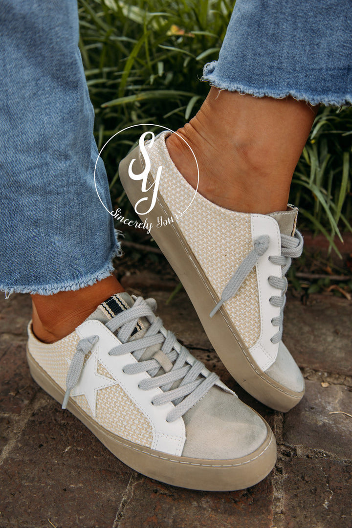 Star Of The Show Sneaker- Bone