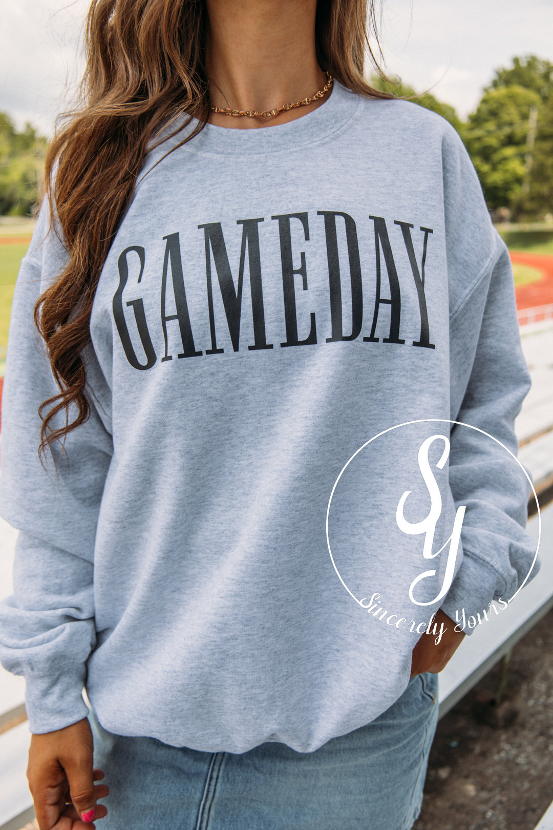 Gameday Crewneck-Black