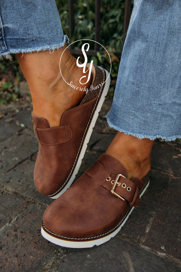 Fall Into Me Mule- Cognac