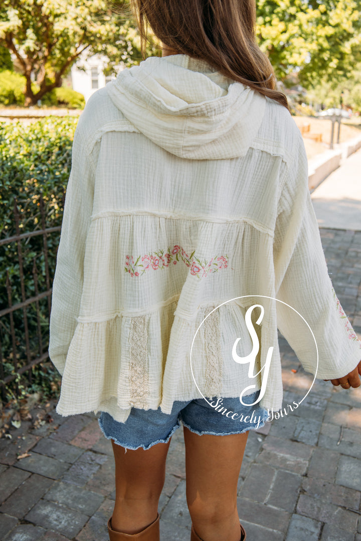 Blooming Keepsake Top- Natural