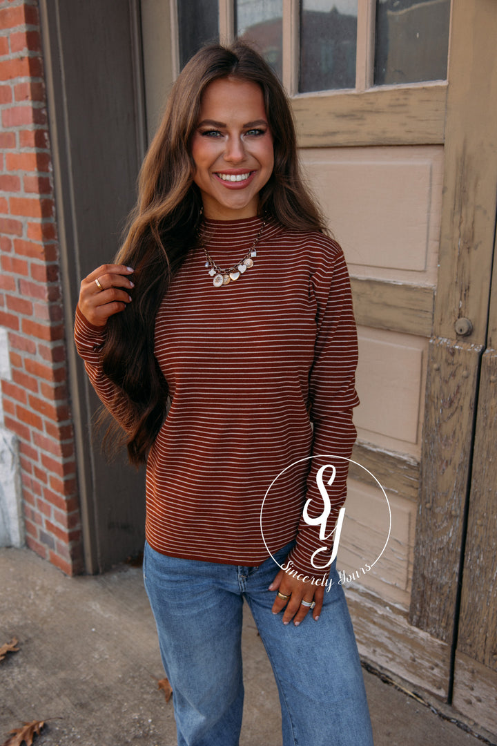 Modern Days Sweater - Ivory/Copper