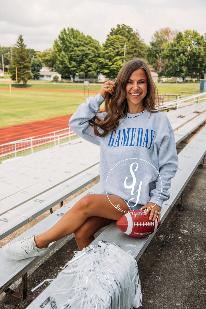 Gameday Crewneck-Blue