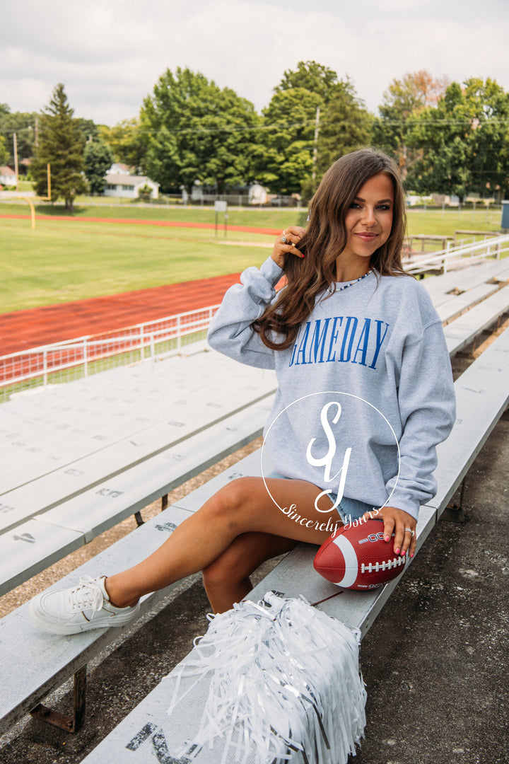 Gameday Crewneck-Blue