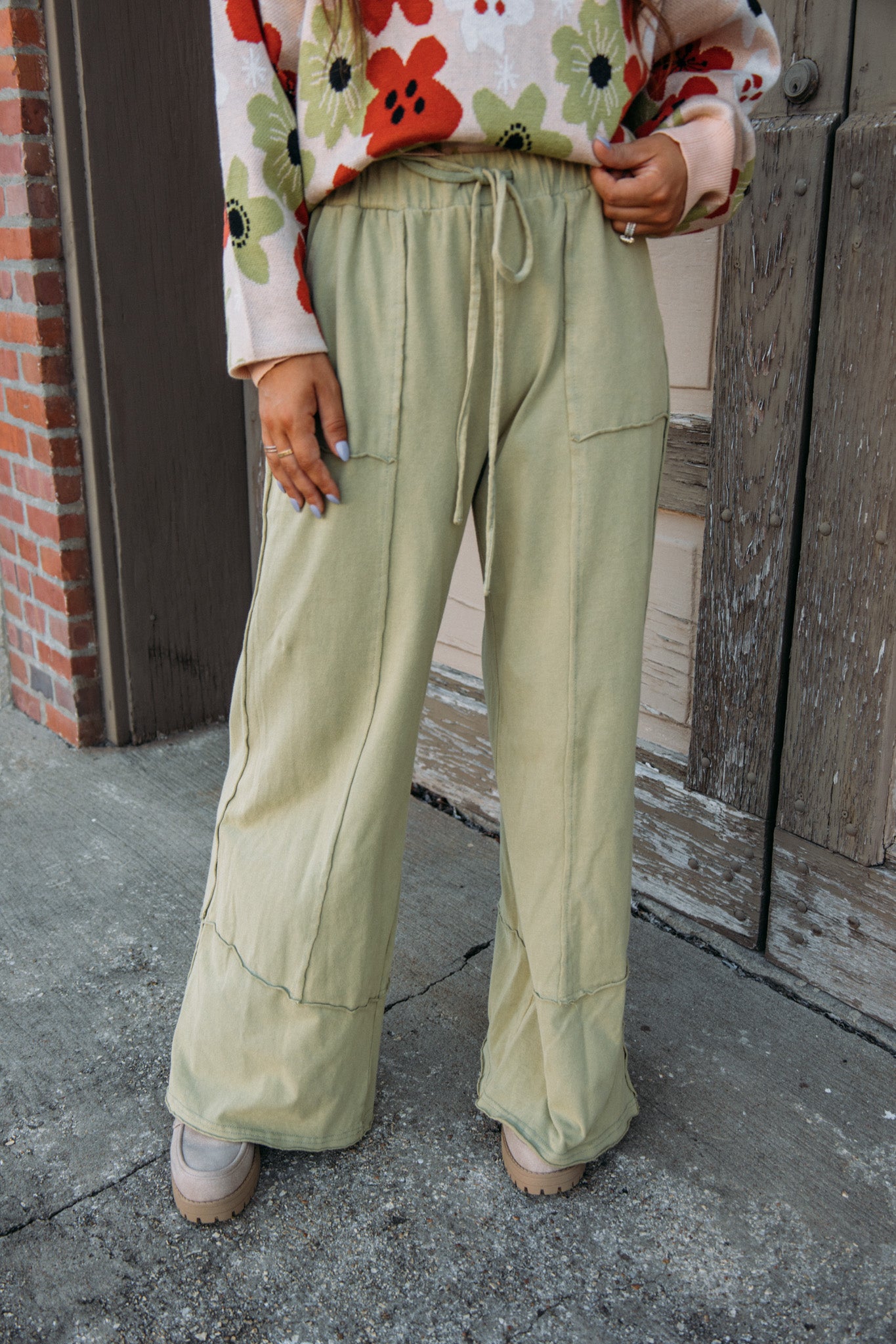 Abigail Pants - Sage