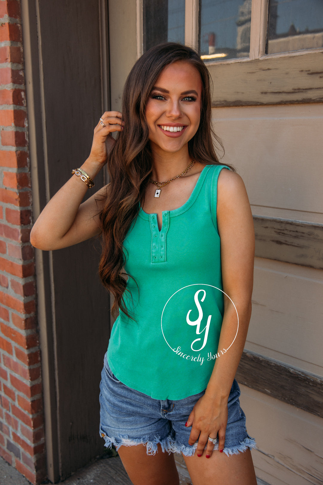 Classic Summer Top - Green