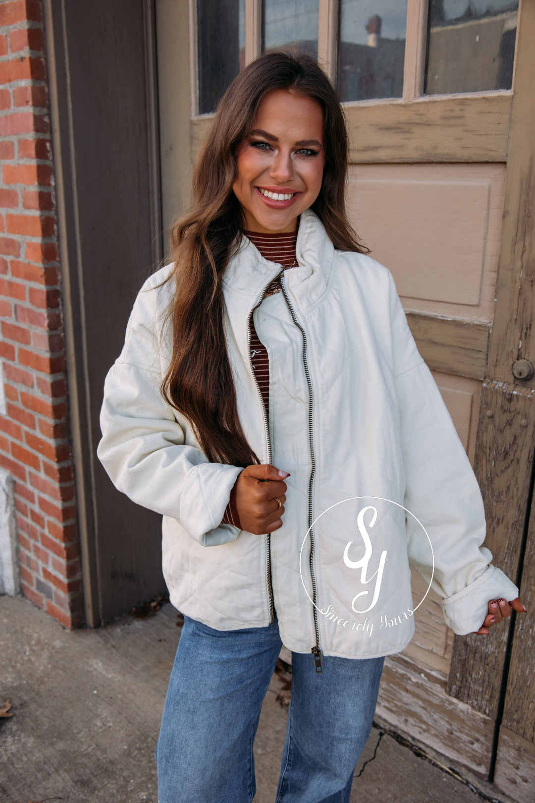 Picking Sides Jacket - Cream