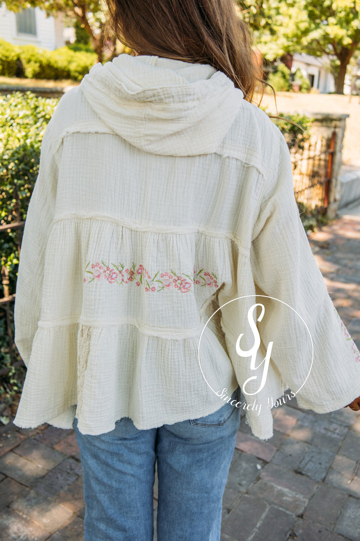 Blooming Keepsake Top- Natural