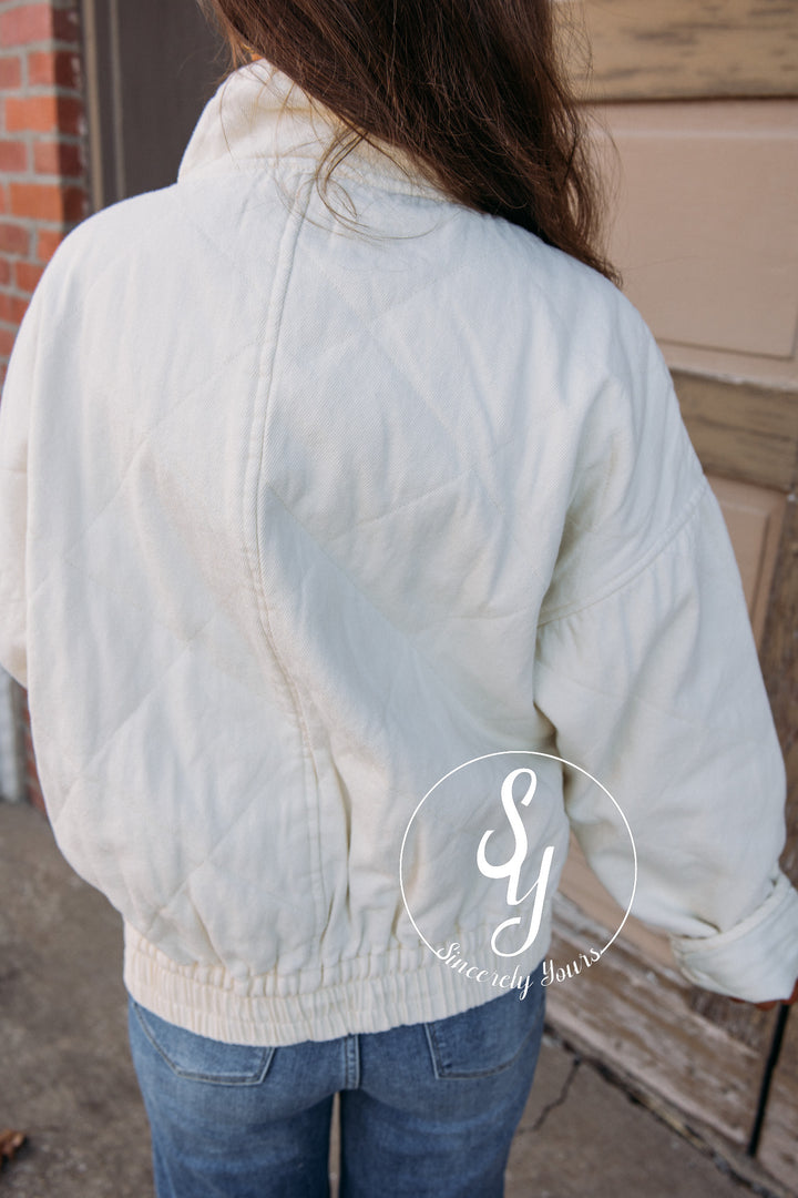 Picking Sides Jacket - Cream