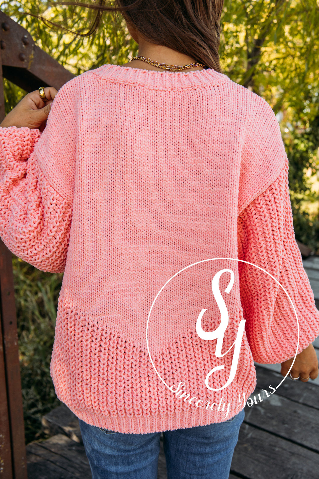 Perfect Pumpkin Sweater - Pink