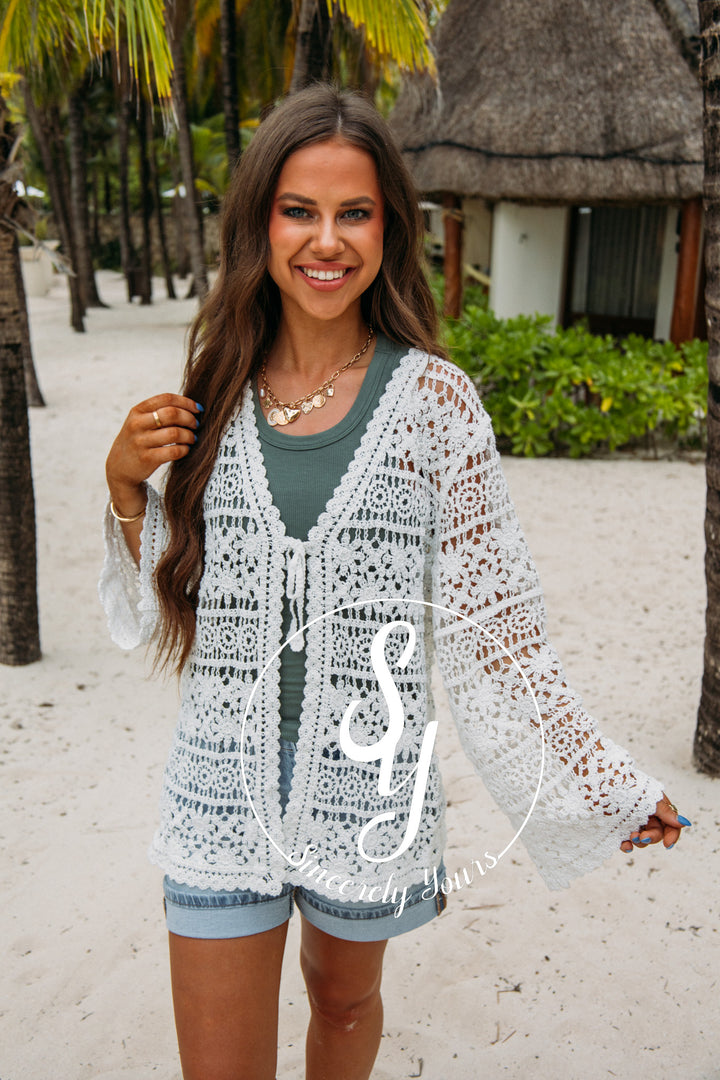 Coastal Dreams Cover Up- Off White
