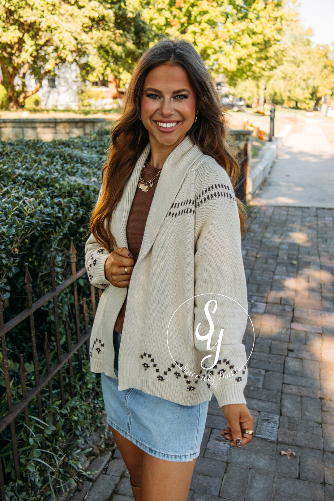 YeeHaw Cardigan - Ivory