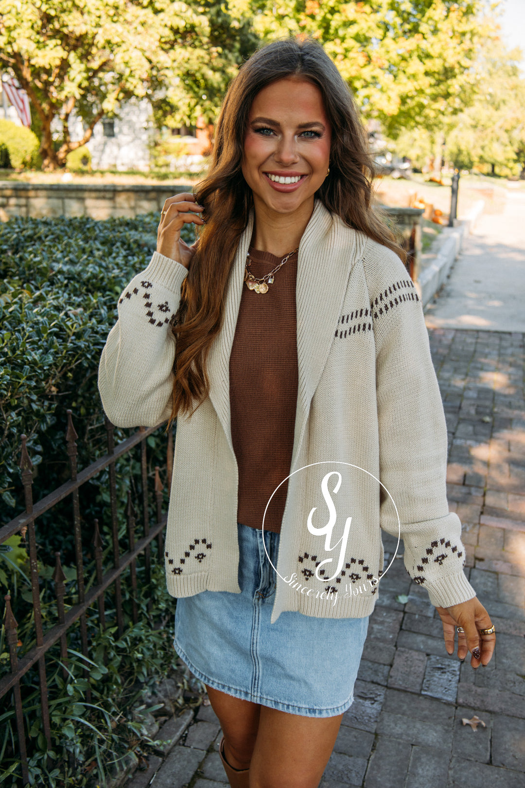 YeeHaw Cardigan - Ivory