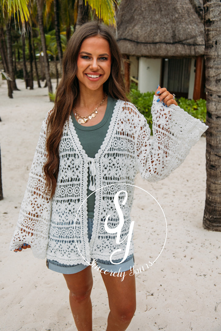 Coastal Dreams Cover Up- Off White