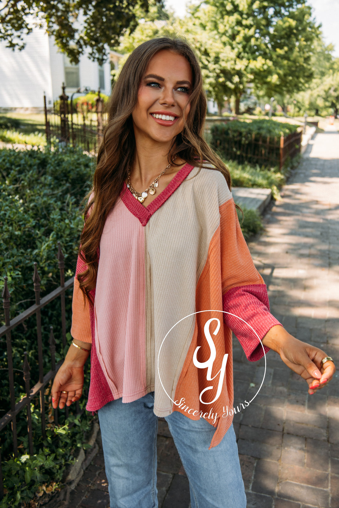 Find A Way Top- Mauve Berry