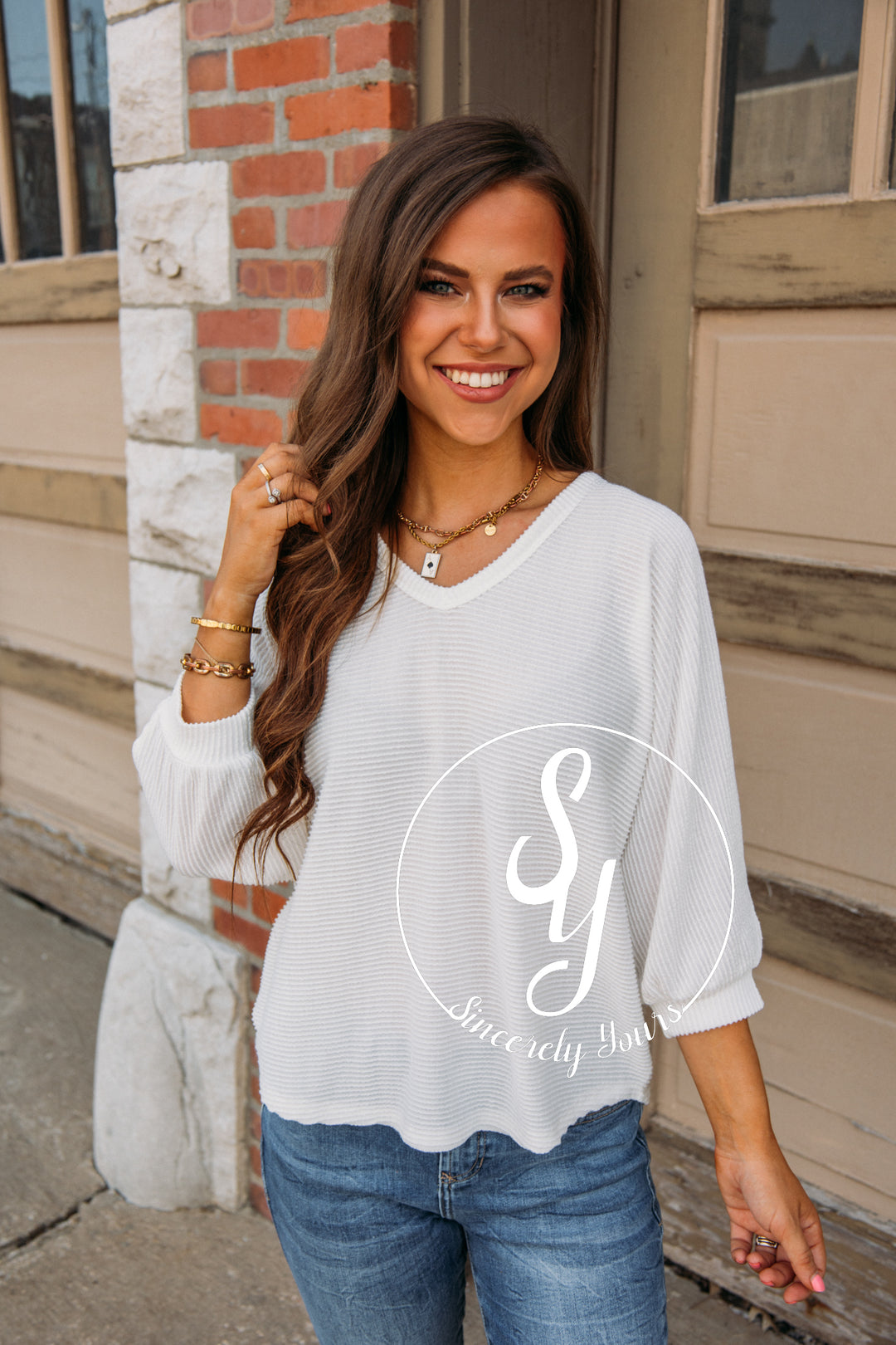 Cute and Classy Top - Ivory