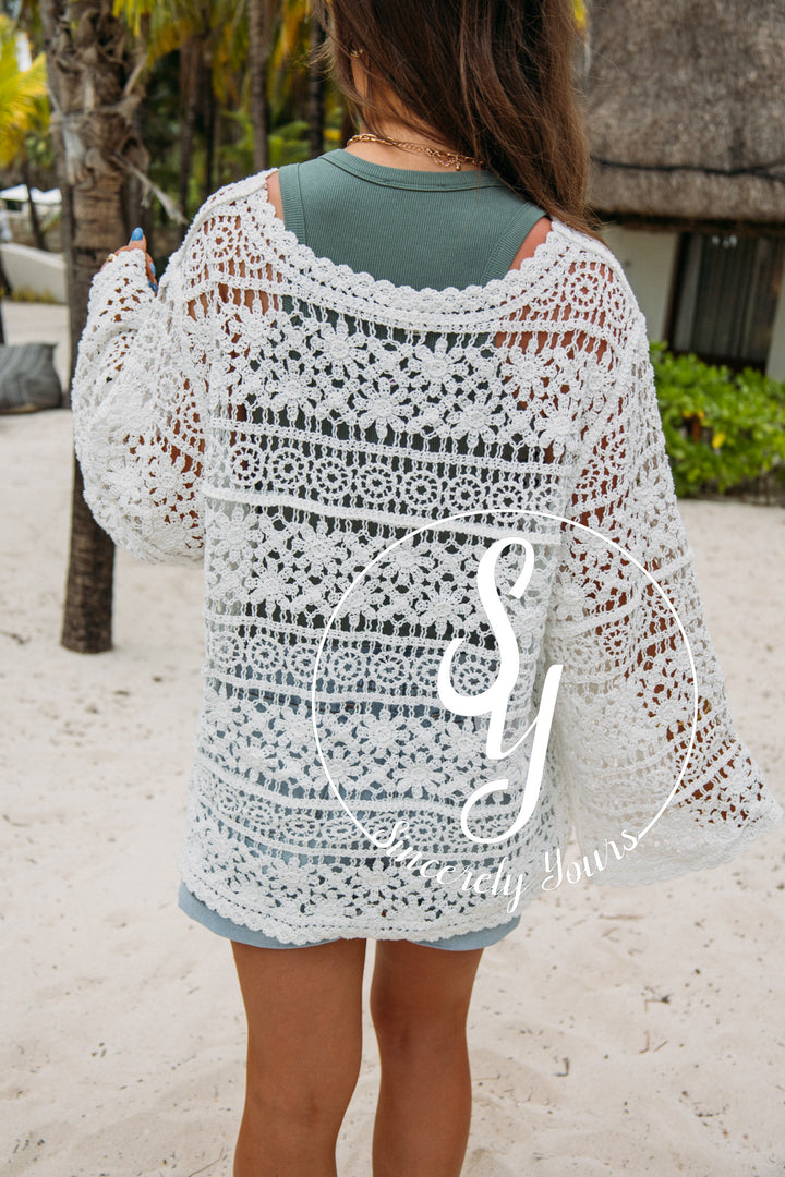 Coastal Dreams Cover Up- Off White
